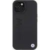 iPhone 15 Plus Backcase hoesje - BMW - Effen Zwart - Leer
