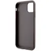 Guess 4G Imprimé Stripe - Coque pour iPhone 11 / iPhone XR (Marron)