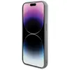 Guess Sequin Script Metal - Coque pour iPhone 15 Pro Max (Argent)