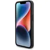 iPhone 15 Pro Backcase hoesje - BMW - Effen Zwart - Leer