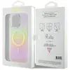 Coque - Guess - IML Iridescent - MagSafe - iPhone 15 Pro - Rose