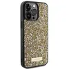 Coque Guess Rhinestone Metal Logo pour iPhone 15 Pro - Yellow