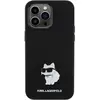 Karl - Lagerfeld - Siliconen Choupette Metal Pin hoesje voor iPhone - ...