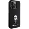 Karl - Lagerfeld - Siliconen Ikonik Metal Pin hoesje voor iPhone - 15 ...