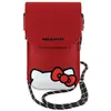 Hello - Kitty - Leren Hiding Kitty Cord tas - rood