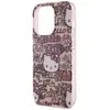 Sourcing Hello Kitty iPhone 15 Pro TPU Back Cover hoesje - Graffiti Tags - Roze