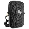 Hello Kitty Quilted Bows Heuptas met Riem (Scherm tot 7 Inch) - Zwart