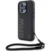 Bmw Coque De Téléphone Bmhcp15x23rmrlk Iphone 15 Pro Max 6.7 Signature Leather Wordmark Cord