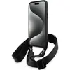 BMW M Carbon Tricolor met Strap - Geschikt voor Apple iPhone 15 Plus (6.7") - Zwart