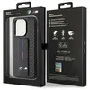 BMW M Carbon Grip Stand Back Case - Apple iPhone 15 Pro (6.1") - Zwart