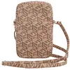 Guess G-Cube Wallet Pouch met Riem (7 Inch) - Bruin