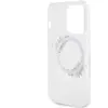 Guess IML Flowers Wreath MagSafe - Coque iPhone 15 Pro Max (Clair)