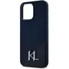 Karl Lagerfeld Silicone Shadow Metal Initial MagSafe Case for iPhone 1...
