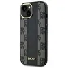 DKNY Leren MagSafe-hoesje met geruit monopatroon voor iPhone 14/15/13 ...