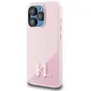 Karl Lagerfeld Silicone Shadow Metal Initial MagSafe Case for iPhone 1...
