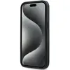 DKNY 3D Rubber Repeat Pattern hoesje voor iPhone 15 Plus - zwart