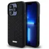 DKNY 3D Rubber Repeat Pattern hoesje voor iPhone 15 Pro Max - zwart