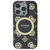 GUESS, Backcover Geschikt voor Apple iPhone 16 Pro met pioenroosmotief...