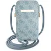 GUESS, Smartphonehoesje 6,1  met koord 4G Stripe model, Blauw