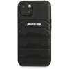 AMG iPhone 13 Mini Backcase hoesje - Mercedes-Benz - Effen Zwart - Leer