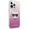 Karl Lagerfeld Coque arrière rigide pour iPhone 13 Pro Max - Choupette Rose