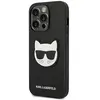 Karl Lagerfeld KLHCP14LSAPCHK Coque rigide pour iPhone 14 Pro 6,1" Noi...