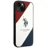 US Polo USHCP14SPSO3 iPhone 14 6,1" bia y/white Tricolor Embossed