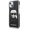 Karl Lagerfeld KLHCP13STPEIKK Coque pour iPhone 13 Mini 5,4" Noir Icon...