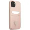 Guess Coque De Téléphone Guhcp13spsatpp Iphone 13 Mini 5.4 Saffianotriangle Cardslot