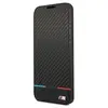 BMW Carbon Tricolor Geschikt Voor Samsung Galaxy S22 Plus Boekmodel hoesje