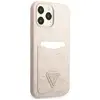 Guess 4G Double Card Back Case geschikt voor Apple iPhone 13 Pro (6.1") - Roze