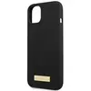 CG MOBILE Guess GUHMP13SSPLK Coque rigide en silicone pour iPhone 13 Mini 5,4" Noir/noir