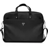 Guess Saffiano Triangle Logo Laptoptas (15"/16") - Zwart