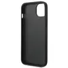 iPhone 14 Plus Backcase hoesje - Ferrari - Effen Zwart - Leer