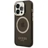 Guess GUHMP14LHTCMK Coque rigide pour iPhone 14 Pro 6,1" Noir/noir
