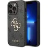 Guess 4G Big Metal Logo Coque iPhone 14 Pro (Gris) - 3666339066260