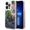 GUESS GUHCP14XLFLSB Coque rigide pour iPhone 14 Pro Max 6,7" Motif fle...