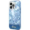 Guess GUHCP14LHGPLHB Coque rigide pour iPhone 14 Pro 6,1" Bleu/bleu