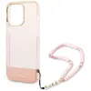Guess GUHCP14LHGCOHP Coque rigide pour iPhone 14 Pro 6,1" Rose/rose