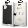 Karl Lagerfeld Coque en cuir Saffiano pour iPhone 14 Plus - noir