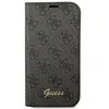 Guess 4G Book Case geschikt voor Apple iPhone 14 Pro (6.1") - Grijs