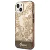 Guess Toile de Jouy Back Case - Geschikt voor Apple iPhone 14 Plus (6.7") - Bruin