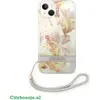 Guess Flower Cord - Coque pour iPhone 14 Plus (Violet) - 3666339093921
