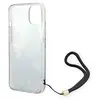 Guess Flower Cord - Coque pour iPhone 14 Plus (Bleu) - 3666339093969