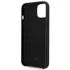 iPhone 14 Plus Backcase hoesje - Karl Lagerfeld - Effen Zwart - Leer