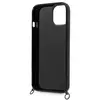 iPhone 14 Backcase hoesje - Karl Lagerfeld - Strepen Roze - Kunstleer