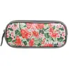BAGTROTTER Trousse scolaire 2 compartiments Offshore Grise Fleurs