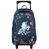 BAGTROTTER Sac à dos à roulettes 45 cm Cybel Cheval Licorne Bleu