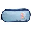 BAGTROTTER Trousse scolaire 2 compartiments Phileas Bleu