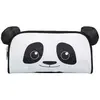 BAGTROTTER Trousse scolaire rectangulaire Kids Noire Panda